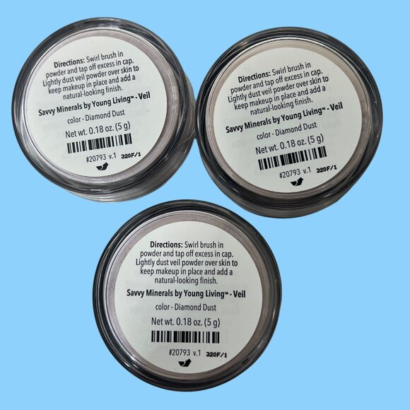 Savvy Minerals Veil Diamond Dust By Young Living Lot of 3 - Picture 2 of 6